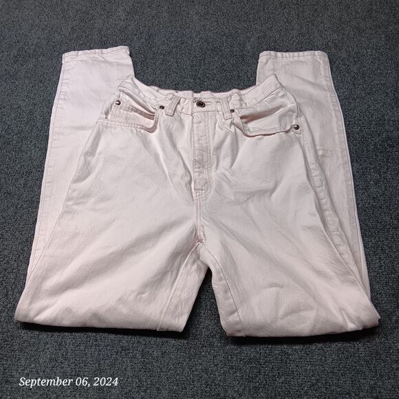 Vintage Levi 901 Jeans Women 9 Light Pink 24x31 High Rise Mom‎ Pants - Picture 1 of 12